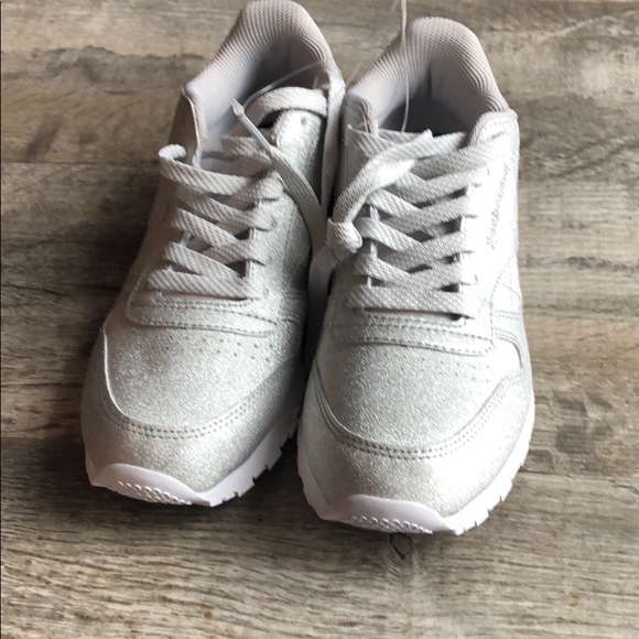 Reebok ortholite new silver metallic classic shoes - Picture 2 of 5